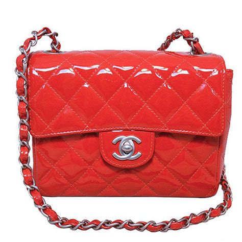 chanel red patent leather bag|chanel patent leather backpack.